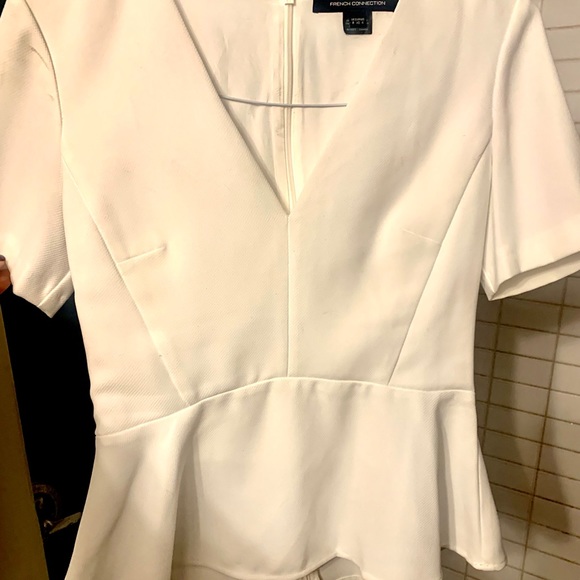 French Connection peplum top size 4 - Picture 2 of 7